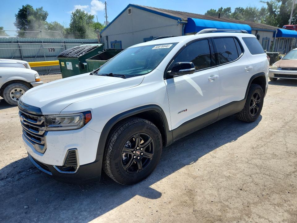 55878846 :رقم المزاد ، 1GKKNLLSXNZ107900 vin ، 2022 Gmc Acadia مزاد بيع