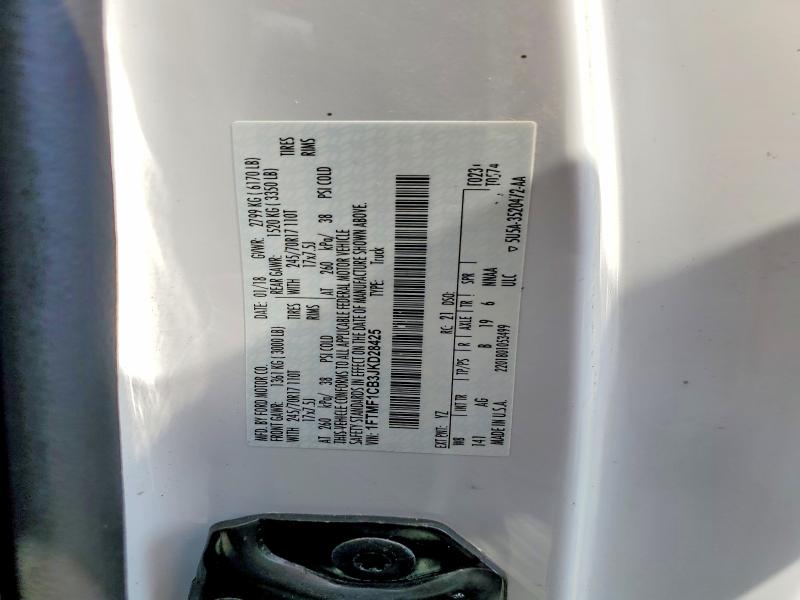 56970166 :رقم المزاد ، 1FTMF1CB3JKD28425 vin ، 2018 Ford F150 مزاد بيع