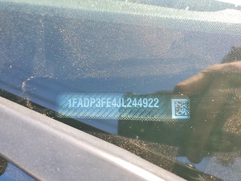 Продаж на аукціоні авто 2018 Ford Focus, vin: 1FADP3FE4JL244922, номер лоту: 55655696