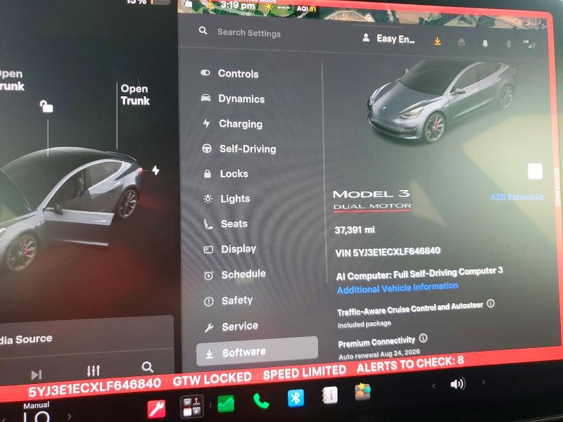 Продаж на аукціоні авто 2020 Tesla Model 3, vin: 5YJ3E1ECXLF646840, номер лоту: 56607956