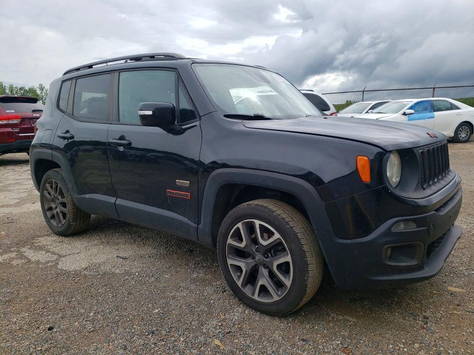 2016 Jeep Renegade მანქანა იყიდება აუქციონზე, vin: ZACCJBBT4GPE11693, აუქციონის ნომერი: 57695686