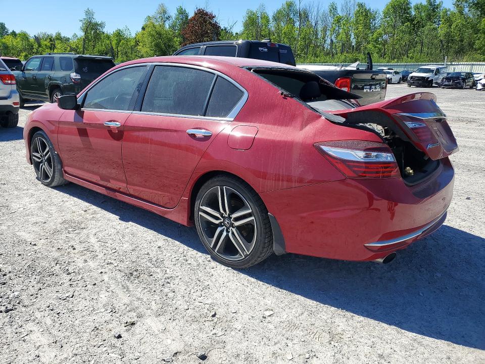 55635496 :رقم المزاد ، 1HGCR2F51GA204393 vin ، 2016 Honda Accord مزاد بيع