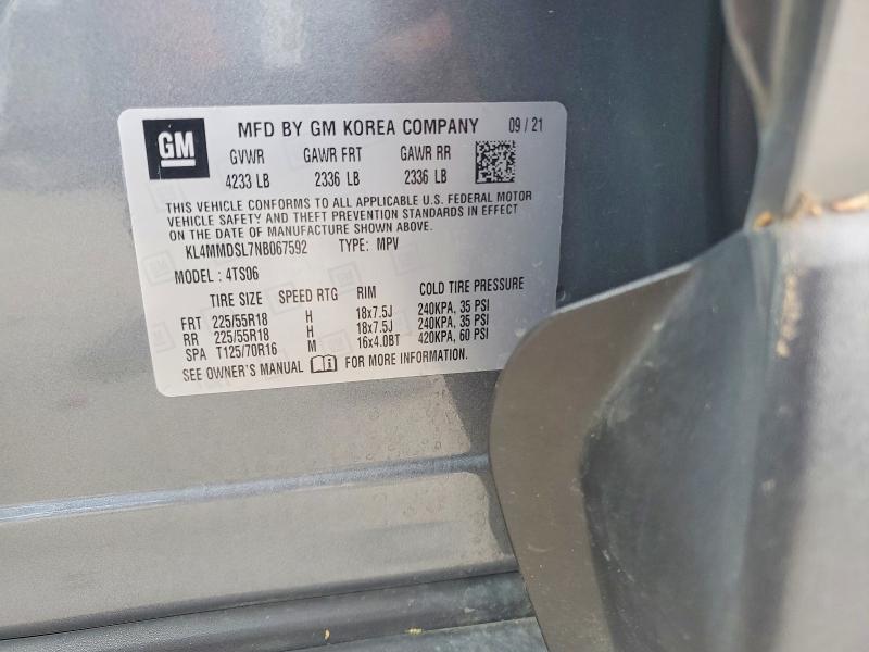 Продажа на аукционе авто 2022 Buick Encore Gx, vin: KL4MMDSL7NB067592, номер лота: 55475726