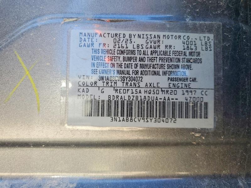 Продажа на аукционе авто 2025 Nissan Sentra, vin: 3N1AB8CV9SY304072, номер лота: 55347626