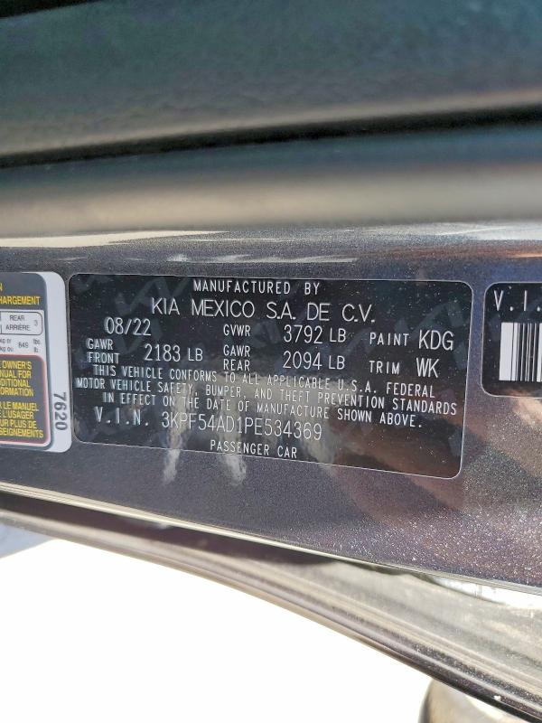 Продаж на аукціоні авто 2023 Kia Forte, vin: 3KPF54AD1PE534369, номер лоту: 56077596