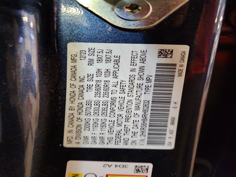 Aukcja sprzedaży 2024 Honda Cr-v, vin: 2HKRS6H84RH802632, numer aukcji: 56254256