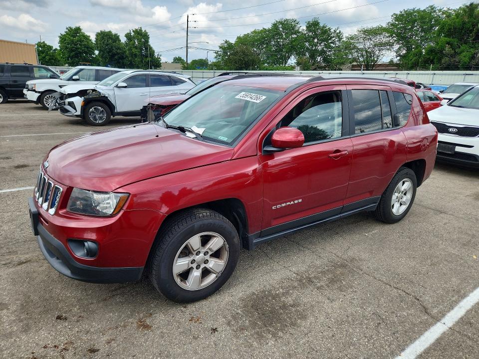 Продажа на аукционе авто 2017 Jeep Compass, vin: 1C4NJCEB4HD182711, номер лота: 55914266