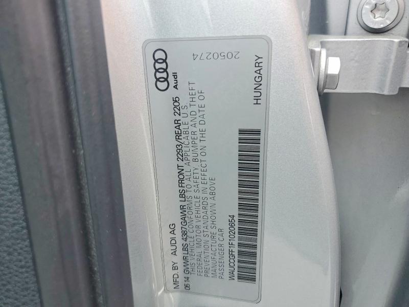 Aukcja sprzedaży 2015 Audi A3, vin: WAUCCGFF1F1020654, numer aukcji: 58827436