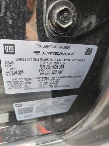 Продажа на аукционе авто 2021 Chevrolet Silverado, vin: 1GCPWCED2MZ438045, номер лота: 58846296