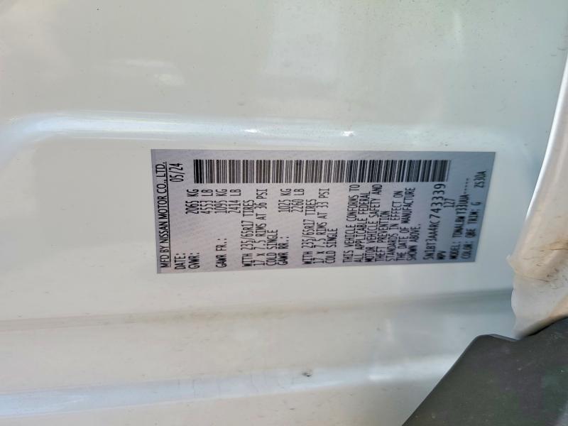 55914456 :رقم المزاد ، 5N1BT3AA4RC743339 vin ، 2024 Nissan Rogue مزاد بيع