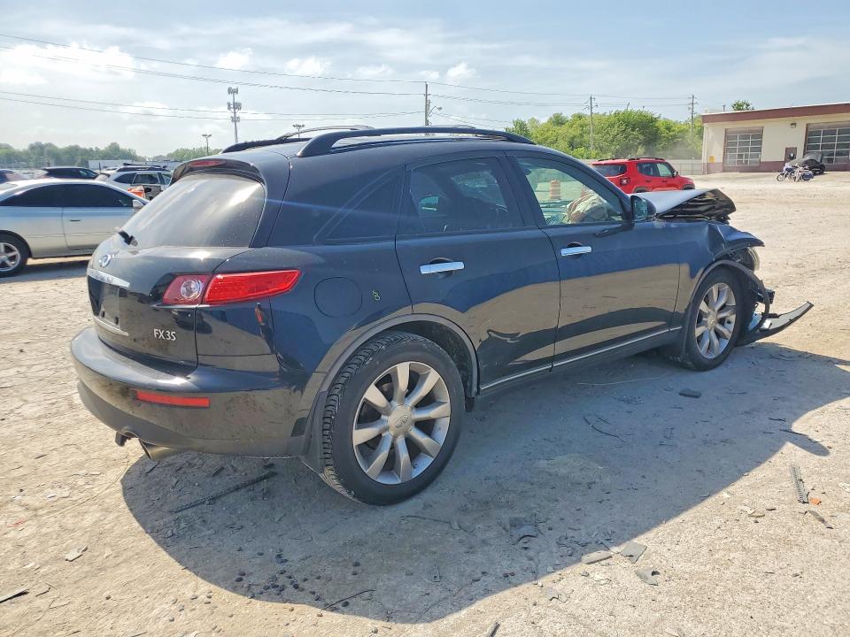 59005406 :رقم المزاد ، JNRAS08W73X205608 vin ، 2003 Infiniti Fx35 مزاد بيع