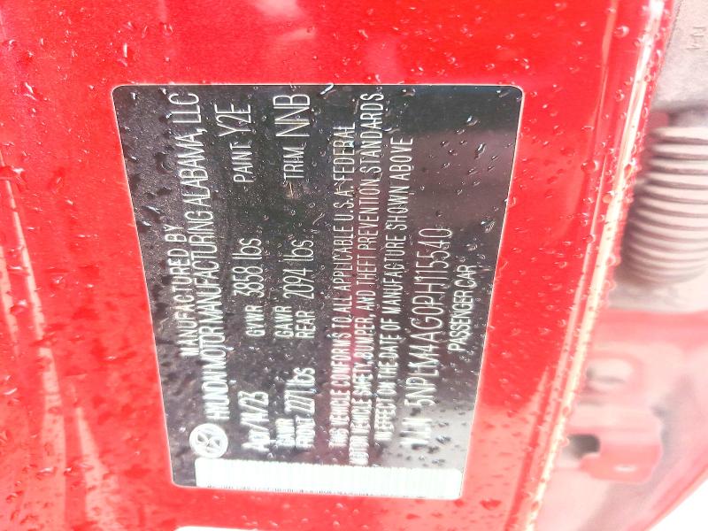 Aukcja sprzedaży 2023 Hyundai Elantra, vin: 5NPLM4AG0PH115540, numer aukcji: 58909406