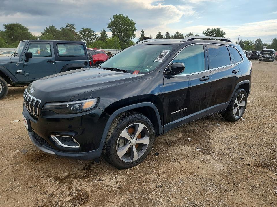 56712026 :رقم المزاد ، 1C4PJMDX1KD238249 vin ، 2019 Jeep Cherokee مزاد بيع