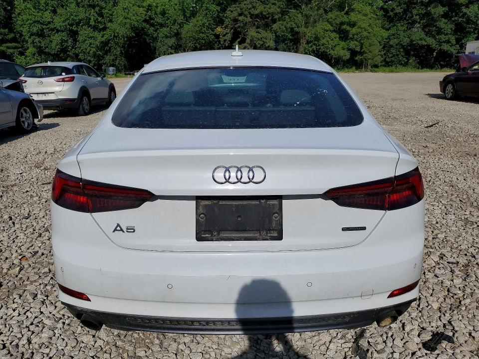 2019 Audi A5 მანქანა იყიდება აუქციონზე, vin: WAUENCF57KA072996, აუქციონის ნომერი: 57493316
