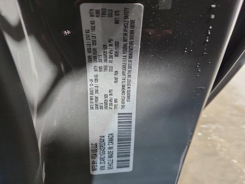 2025 Chrysler Pacifica მანქანა იყიდება აუქციონზე, vin: 2C4RC1GG4SR524414, აუქციონის ნომერი: 57944636