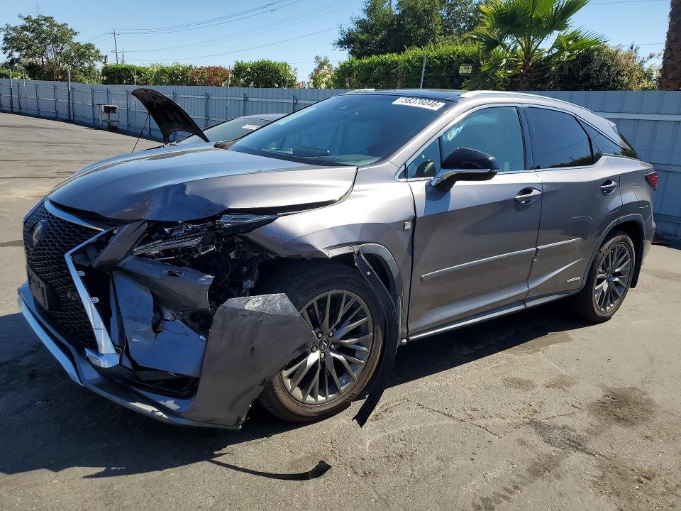 Aukcja sprzedaży 2018 Lexus Rx 450h, vin: 2T2BGMCA7JC027151, numer aukcji: 58376046