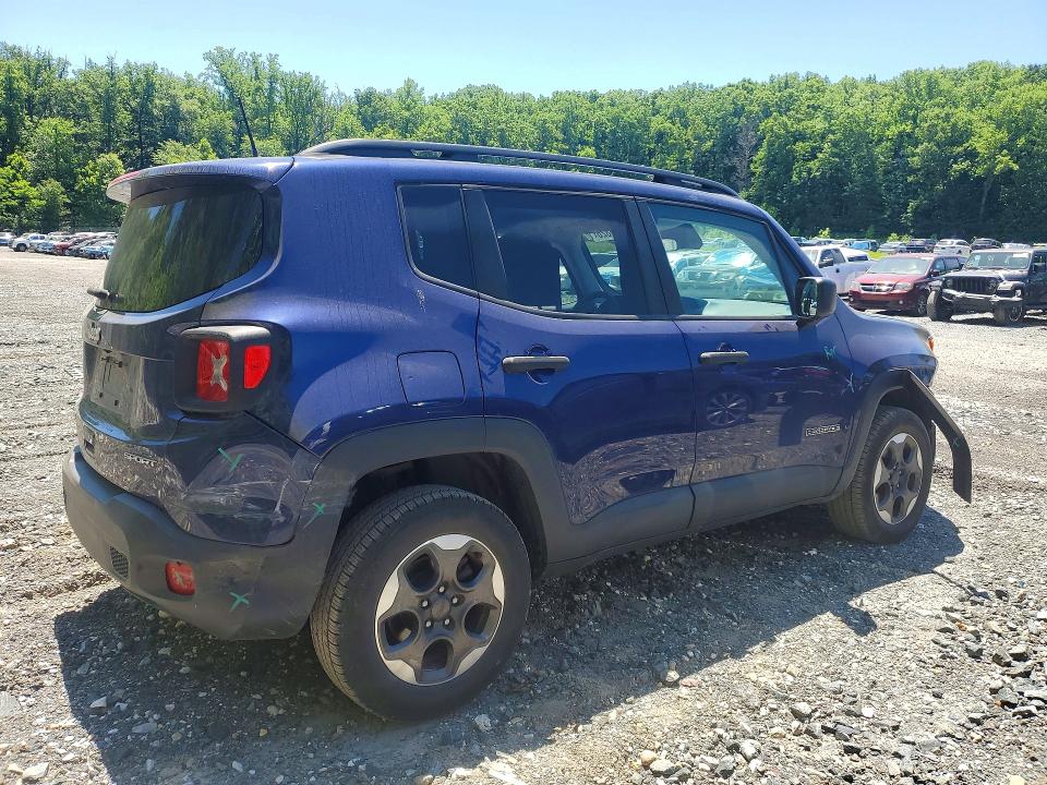 Продаж на аукціоні авто 2018 Jeep Renegade, vin: ZACCJBAB7JPH74425, номер лоту: 55433826