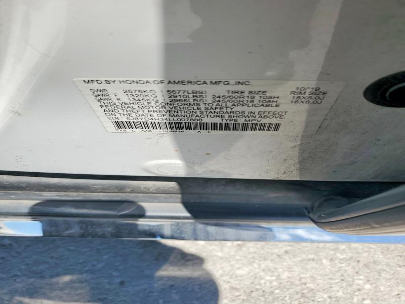 Auction sale of the 2020 Acura Mdx, vin: 5J8YD4H34LL007888, lot number: 58121546