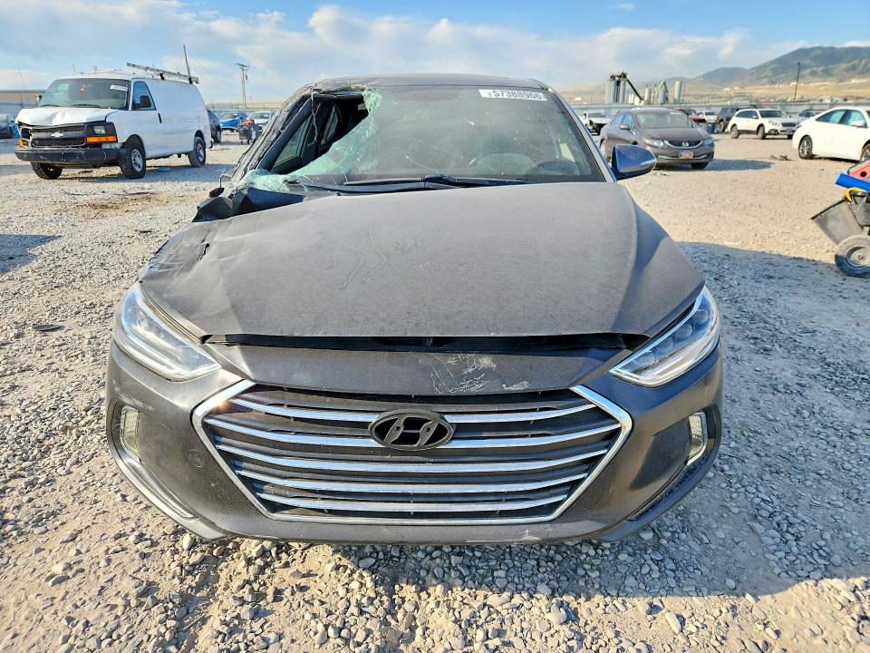 Продажа на аукционе авто 2018 Hyundai Elantra, vin: KMHD04LB4JU665219, номер лота: 57388966