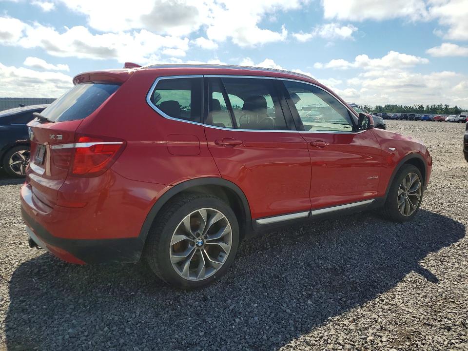 2015 Bmw X3 მანქანა იყიდება აუქციონზე, vin: 5UXWY3C56F0E96749, აუქციონის ნომერი: 58219896