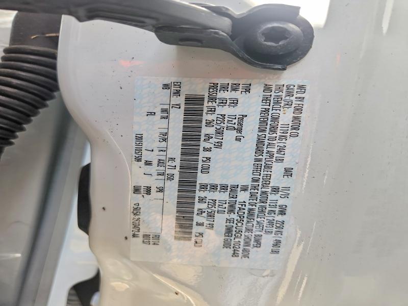 59106046 :رقم المزاد ، 1FADP5CU5GL102448 vin ، 2016 Ford C-max مزاد بيع