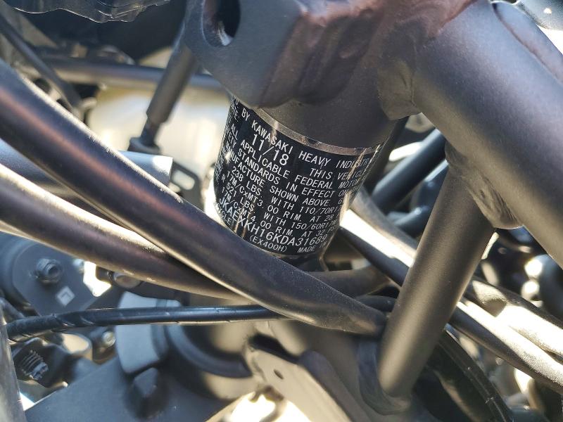 Aukcja sprzedaży 2019 Kawasaki Motocycle, vin: JKAEXKH16KDA31689, numer aukcji: 59074866