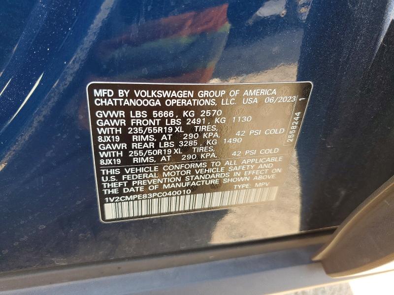 Auction sale of the 2023 Volkswagen Id.4, vin: 1V2CMPE83PC040010, lot number: 56103556