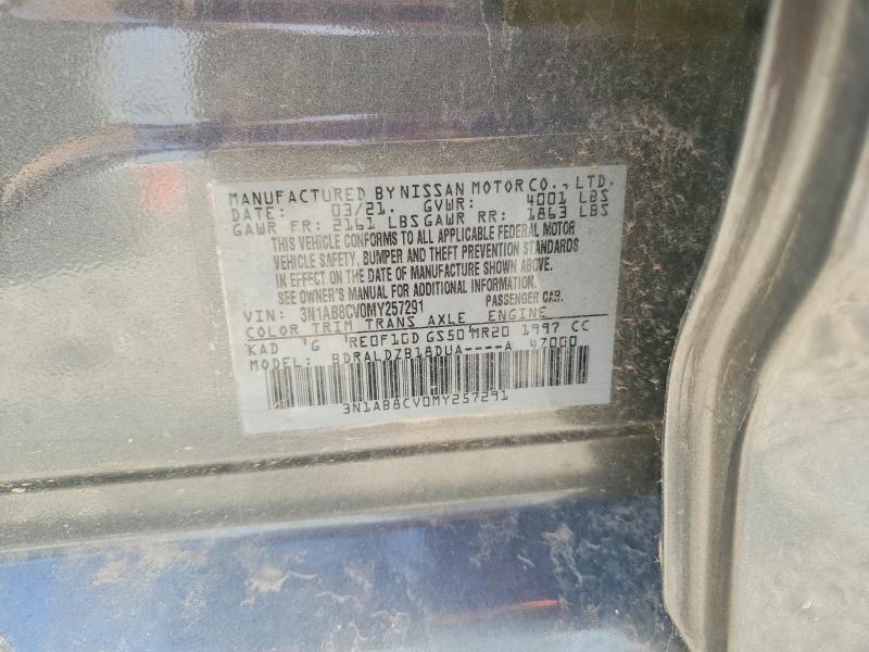 Продаж на аукціоні авто 2021 Nissan Sentra, vin: 3N1AB8CV0MY257291, номер лоту: 55633876
