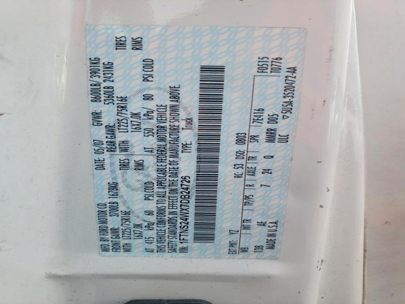 55566146 :رقم المزاد ، 1FTNS24WX7DB24726 vin ، 2007 Ford Econoline مزاد بيع