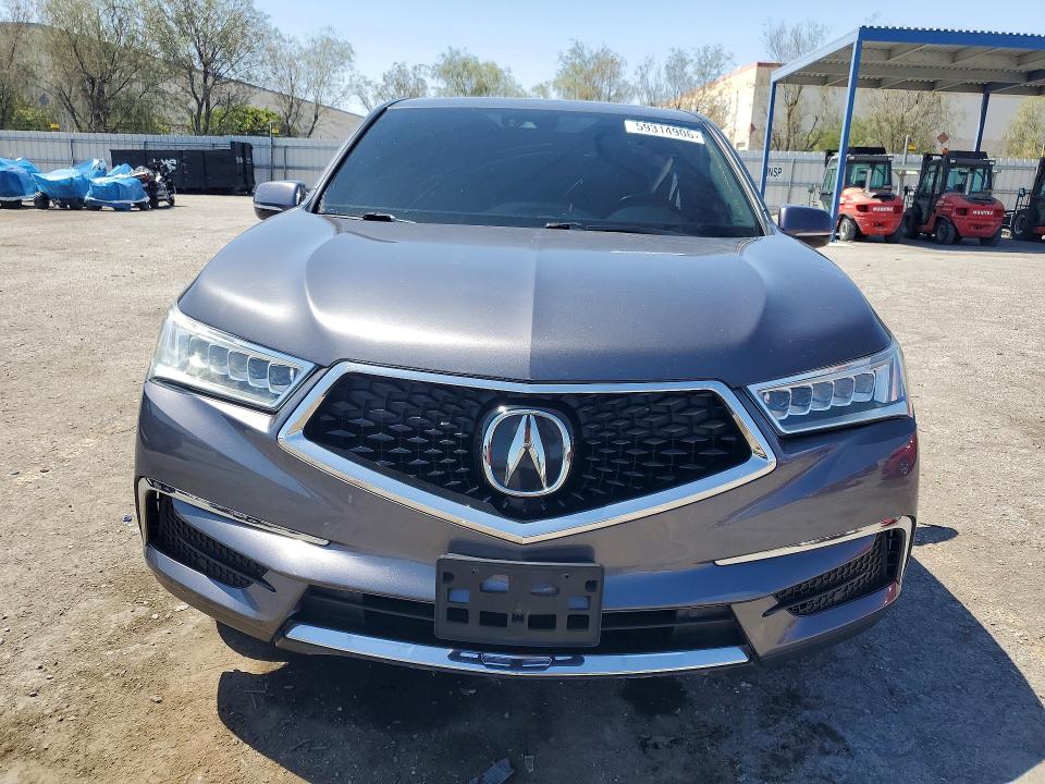 2017 Acura Mdx მანქანა იყიდება აუქციონზე, vin: 5FRYD4H51HB037391, აუქციონის ნომერი: 59314906