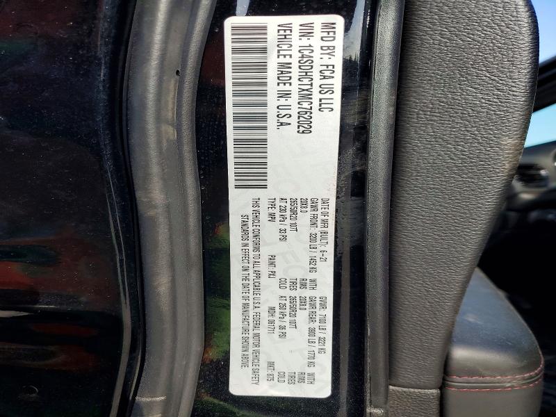 Продажа на аукционе авто 2021 Dodge Durango, vin: 1C4SDHCTXMC762029, номер лота: 56707216