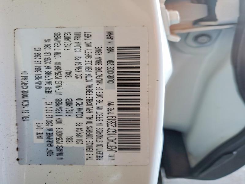 Aukcja sprzedaży 2016 Mazda Cx-9, vin: JM3TCACY1G0123819, numer aukcji: 56847446