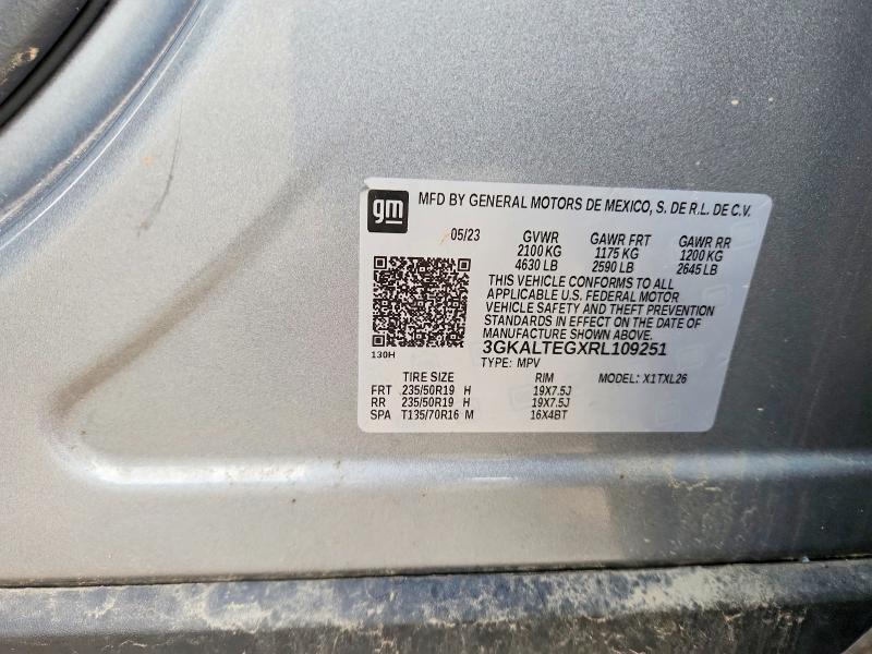 2024 Gmc Terrain მანქანა იყიდება აუქციონზე, vin: 3GKALTEGXRL109251, აუქციონის ნომერი: 57564536
