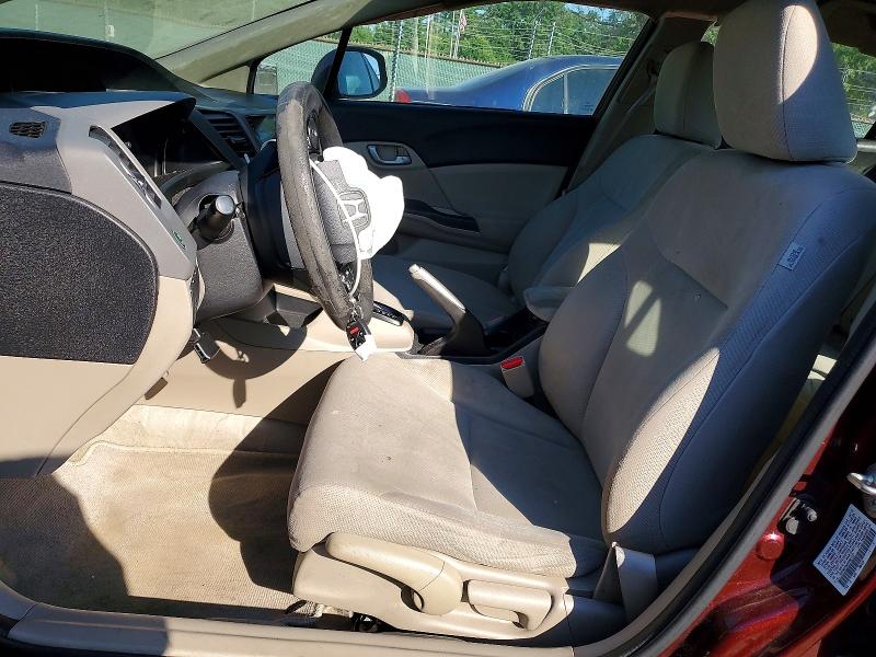 57325686 :رقم المزاد ، 19XFB2F54CE061737 vin ، 2012 Honda Civic مزاد بيع