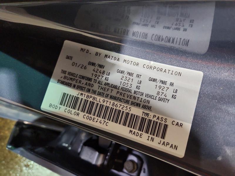 56405356 :رقم المزاد ، JM1BPBLL9T1867255 vin ، 2026 Mazda 3 مزاد بيع