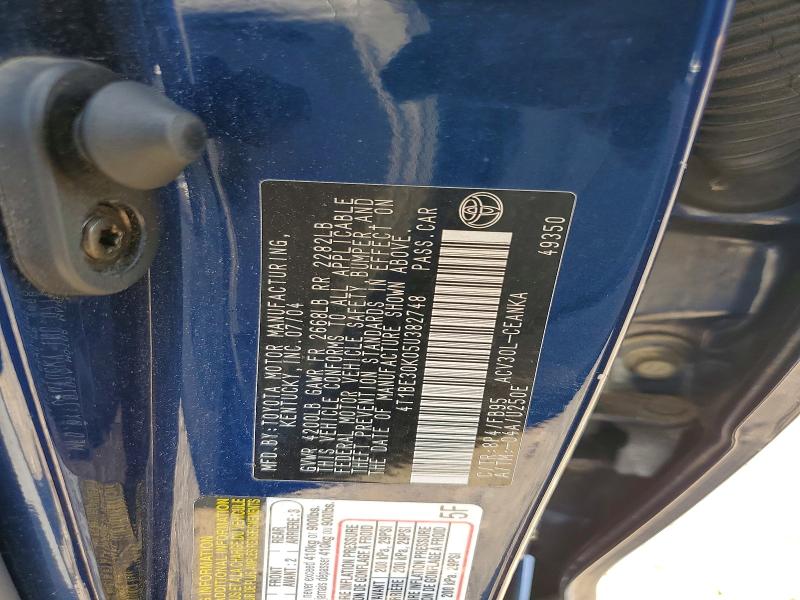 58826316 :رقم المزاد ، 4T1BE30K05U382748 vin ، 2005 Toyota Camry مزاد بيع