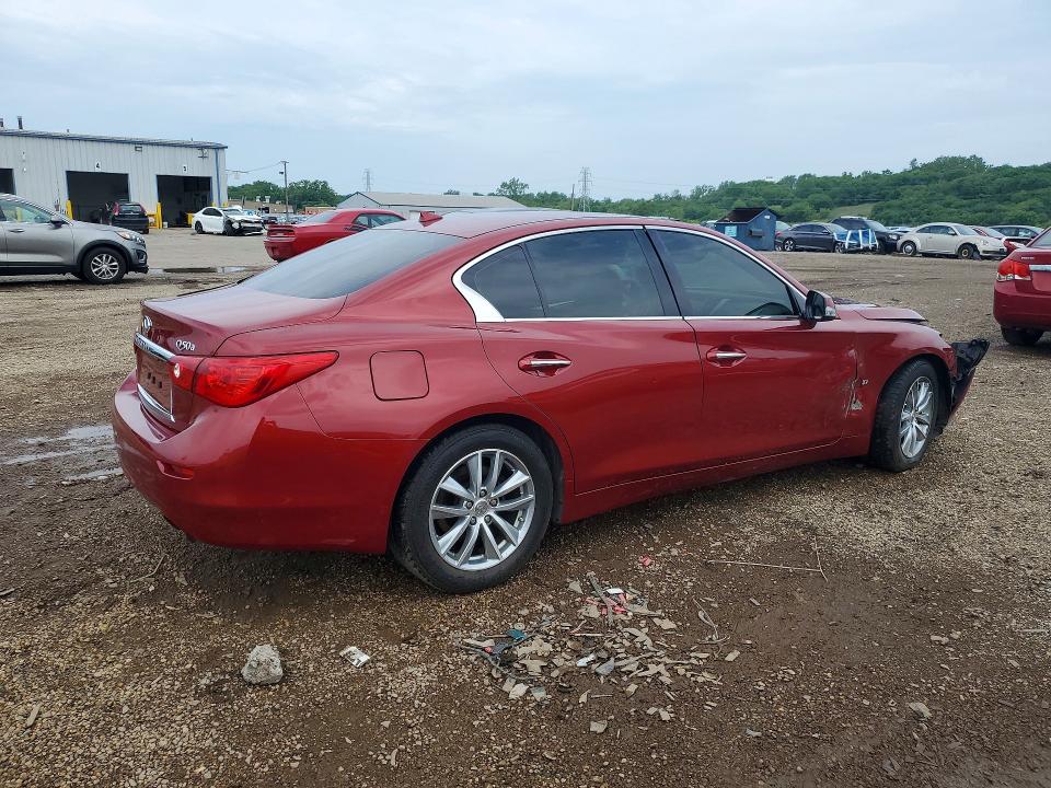 Продажа на аукционе авто 2014 Infiniti Q50, vin: JN1BV7AR9EM702661, номер лота: 56256796