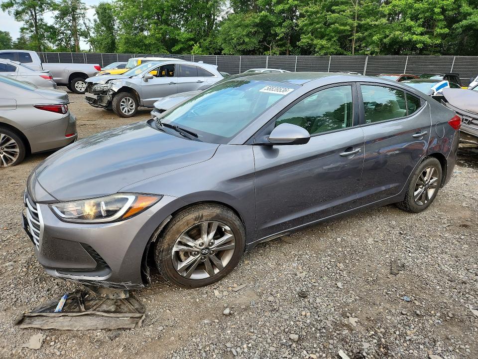 58839536 :رقم المزاد ، 5NPD84LF9JH283861 vin ، 2018 Hyundai Elantra مزاد بيع