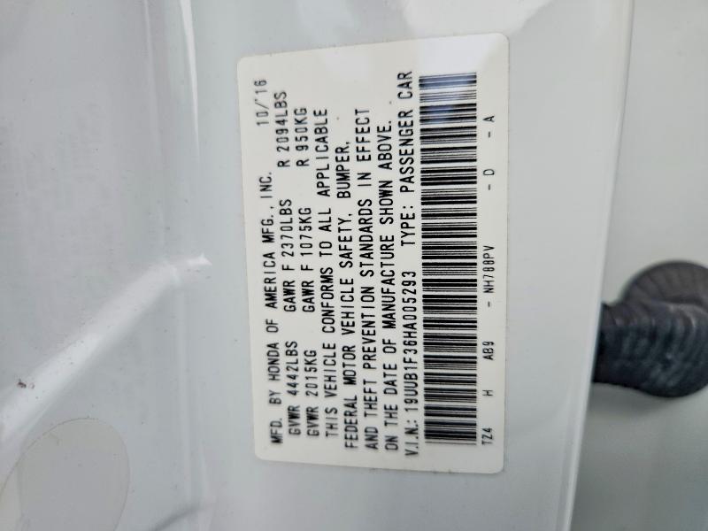 Продаж на аукціоні авто 2017 Acura Tlx, vin: 19UUB1F36HA005293, номер лоту: 54721076