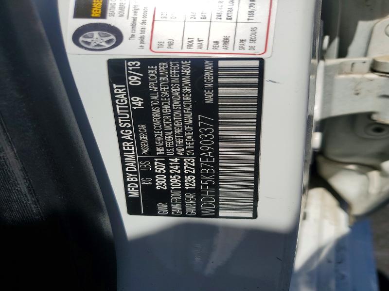 Продажа на аукционе авто 2014 Mercedes-benz E, vin: WDDHF5KB7EA903377, номер лота: 57397716