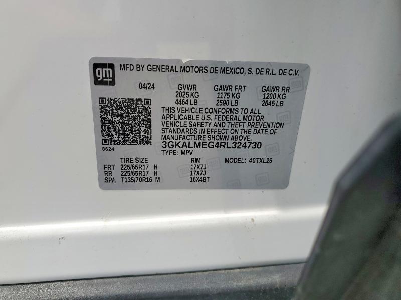 Продажа на аукционе авто 2024 Gmc Terrain, vin: 3GKALMEG4RL324730, номер лота: 58074376
