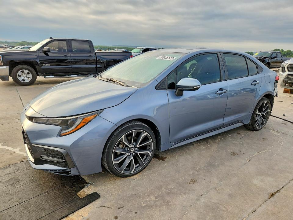 55916146 :رقم المزاد ، JTDP4MCE0MJ055419 vin ، 2021 Toyota Corolla مزاد بيع