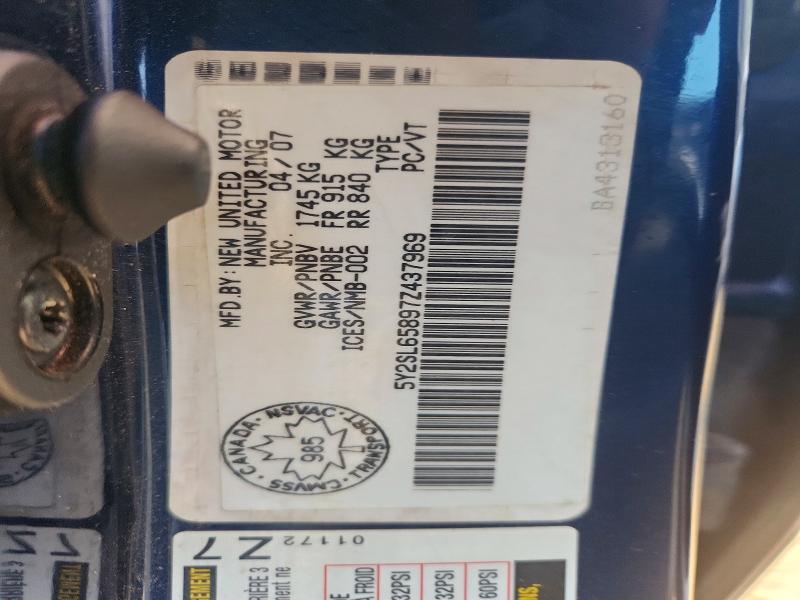 Aukcja sprzedaży 2007 Pontiac Vibe, vin: 5Y2SL65897Z437969, numer aukcji: 56314846