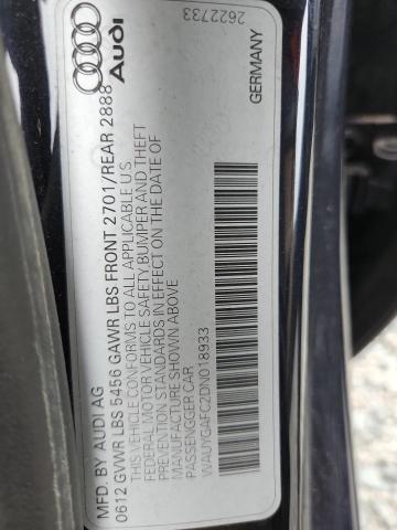 56077406 :رقم المزاد ، WAUYGAFC2DN018933 vin ، 2013 Audi A7 مزاد بيع