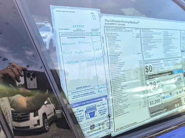 Продажа на аукционе авто 2026 Bmw X1, vin: WBX73EF06T5598888, номер лота: 55634156