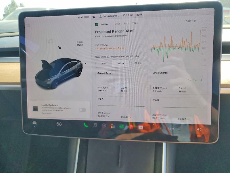 Продажа на аукционе авто 2019 Tesla Model 3, vin: 5YJ3E1EB3KF210482, номер лота: 58034016