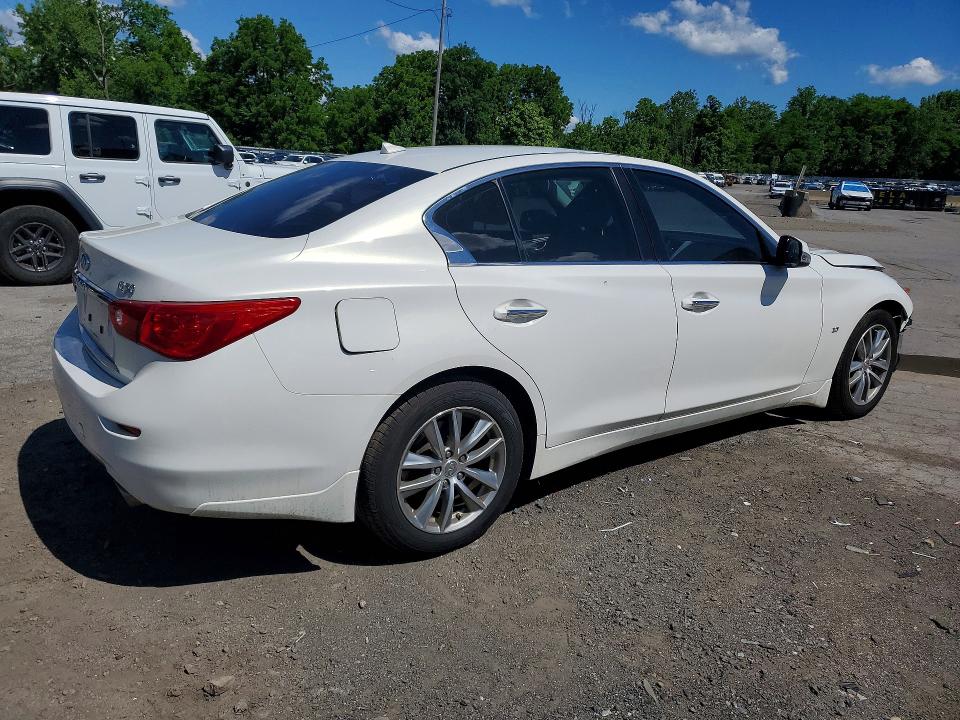 56498556 :رقم المزاد ، JN1BV7AR0EM696765 vin ، 2014 Infiniti Q50 مزاد بيع