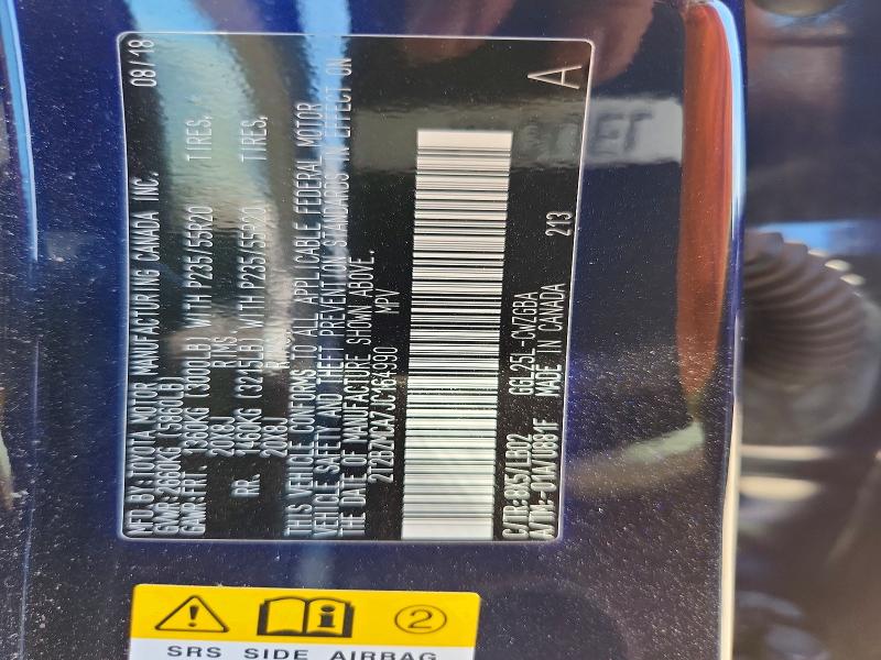 Продаж на аукціоні авто 2018 Lexus Rx 350, vin: 2T2BZMCA7JC164990, номер лоту: 55557676