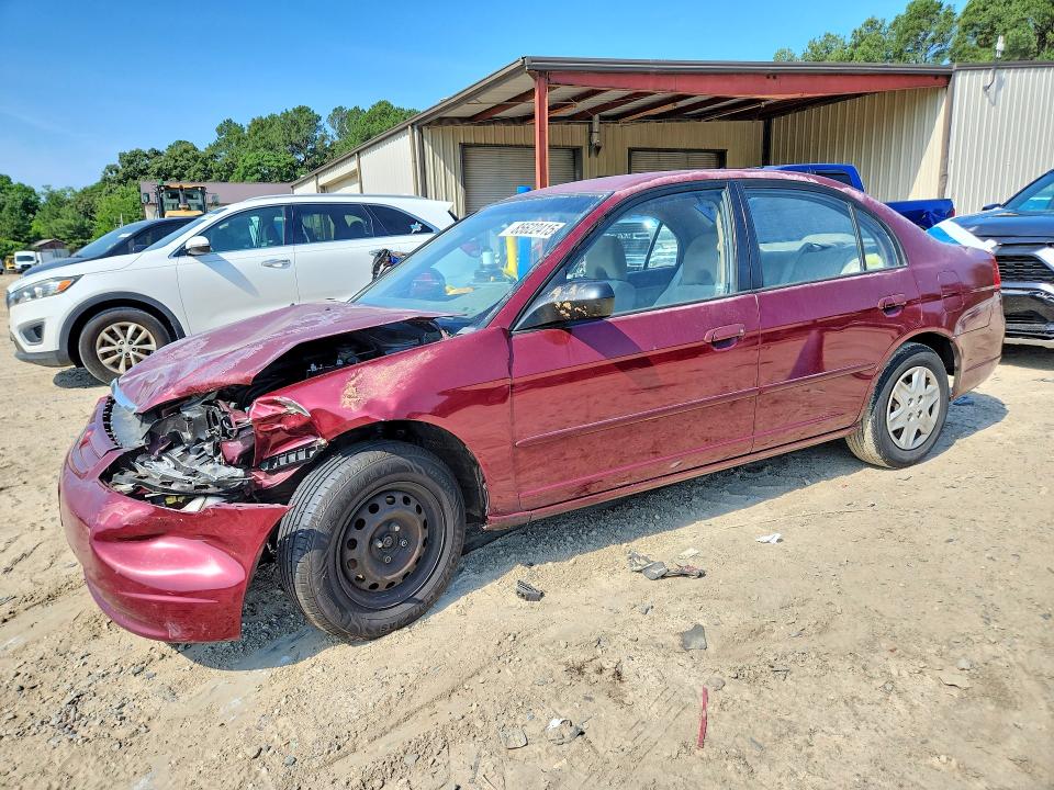 Aukcja sprzedaży 2003 Honda Civic, vin: 2HGES16503H532519, numer aukcji: 85622415