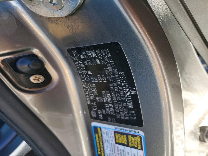 2010 Kia Soul მანქანა იყიდება აუქციონზე, vin: KNDJT2A24A7175688, აუქციონის ნომერი: 57181836